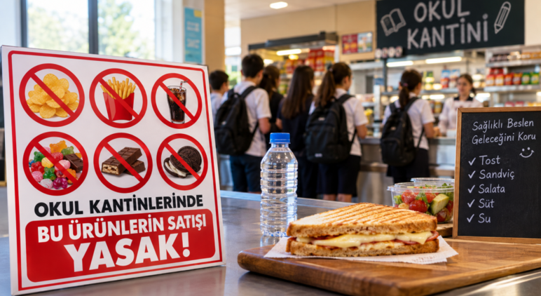 Okul kantinlerinde yeni dönem: Cips, kızartma ve asitli içeceklere yasak