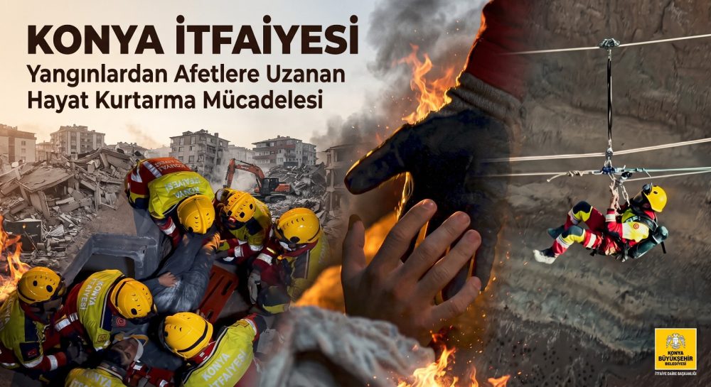 Konya İtfaiyesi: Yangınlardan Afetlere Uzanan Hayat Kurtarma Mücadelesi